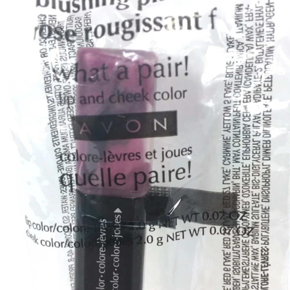 AVON Ultra Color Rich Mousse Lipstick Mauve D100 & What a Pair Lip & Cheek Pink
